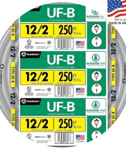 Southwire 250-ft 12 / 2 Solid UF-B Wire W/G ( By-the-roll )