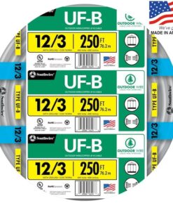 Southwire 250-ft 12 / 3 Solid UF-B Wire W/G ( By-the-roll )