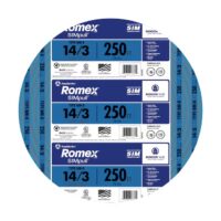 Southwire 250-ft 14 / 3 / Romex SIMpull Solid Indoor CU NM-B W/G Individual pack ( By-the-roll )