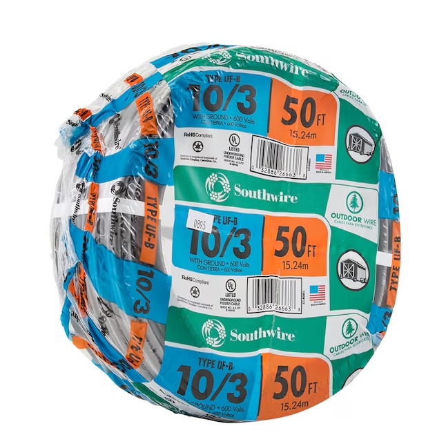 Southwire 50-ft 10 3 W G ( By-the-roll )_11zon Southwire 50-ft 10 / 3 W/G ( By-the-roll )