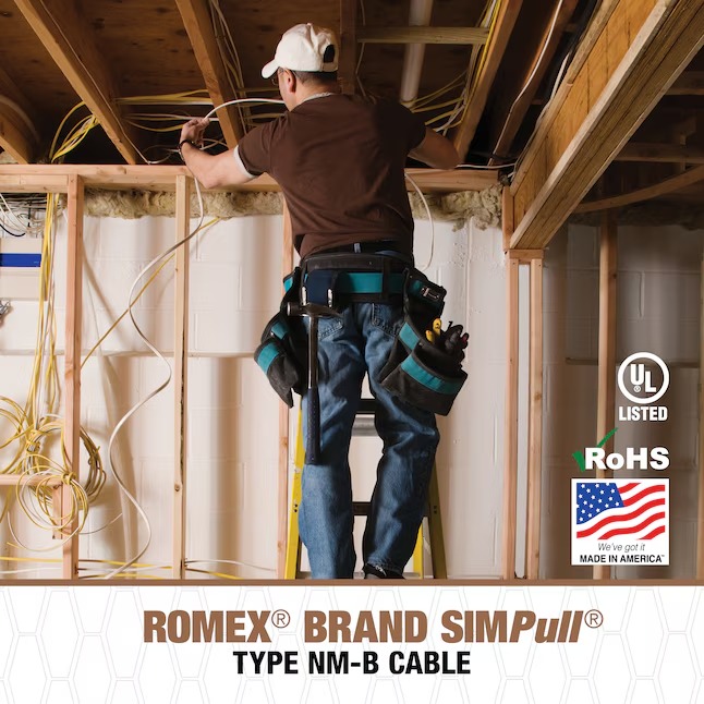 Southwire 50-ft 6 2 Romex SIMpull Solid Indoor CU NM-B W G Individual pack ( By-the-roll )3_11zon Southwire 50-ft 6 / 2 / Romex SIMpull Solid Indoor CU NM-B W/G Individual pack ( By-the-roll )