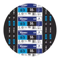 Southwire 50-ft 8 / 3 / Romex SIMpull Stranded Indoor CU NM-B W/G Individual pack ( By-the-roll )