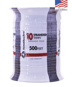 Southwire 500-ft 10 -AWG Black Stranded Copper THHN wire ( By-the-roll )