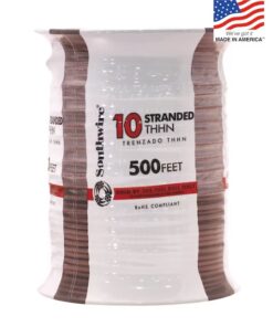 Southwire 500-ft 10 -AWG Brown Stranded Copper THHN wire ( By-the-roll )