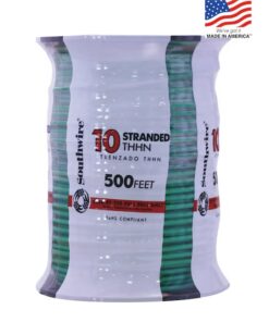 Southwire 500-ft 10 -AWG Green Stranded Copper THHN wire ( By-the-roll )