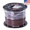 Southwire 22971658 500-ft 12 -AWG Brown Stranded Copper THHN wire ( By-the-roll )