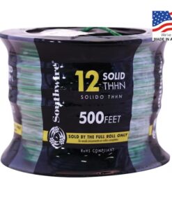 Southwire 500-ft 12 -AWG Green Solid Copper THHN wire ( By-the-roll )