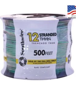 Southwire 500-ft 12 -AWG Green Stranded Copper THHN wire ( By-the-roll )