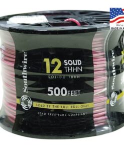 Southwire 500-ft 12 -AWG Red Solid Copper THHN wire ( By-the-roll )