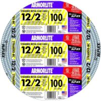 Southwire Armorlite 100-ft 12 / 2 Stranded Aluminum MC (Metal Clad) Cable