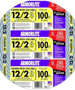Southwire Armorlite 100-ft 12 / 2 Stranded Aluminum MC (Metal Clad) Cable