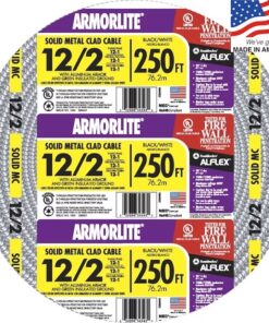 Southwire Armorlite 250-ft 12 / 2 Solid Aluminum MC (Metal Clad) Cable