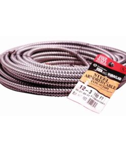 Southwire Duraclad 100-ft 12 / 3 Solid Steel BX/AC Armored Cable