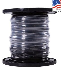 Southwire SIMpull 500-ft 6 -AWG Black Stranded Copper THHN wire ( By-the-roll )