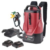 Titan 2441251 ControlMax 1650 18V Backpack Cordless Battery Stationary Airless Paint Sprayer