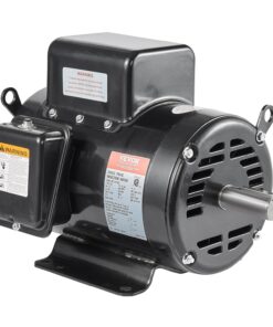 VEVOR 7.5HP Air Compressor Motor, 230V 31.6 Amps Electric Motor, 3450RPM 184T Frame, 1-1/8" Keyed Shaft, 2.75" Shaft Length for Air Compressors, Single Phase, CCW/CCW (Factory Setting is CCW)