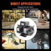 VEVOR 7.5HP Air Compressor Motor, 230V 31.6 Amps Electric Motor, 3450RPM 184T Frame, 1-1/8" Keyed Shaft, 2.75" Shaft Length for Air Compressors, Single Phase, CCW/CCW (Factory Setting is CCW)
