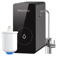 Waterdrop D6 5-stage Activated carbon Reverse Osmosis Filtration Under Sink Water Filtration System with Stainless Steel Faucet