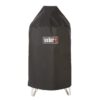 Weber 711001 14-in Smokey Mountain Cooker 286-Sq in Black Porcelain-enamel Vertical Charcoal Smoker