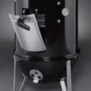 Weber 711001 14-in Smokey Mountain Cooker 286-Sq in Black Porcelain-enamel Vertical Charcoal Smoker