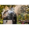 Weber 711001 14-in Smokey Mountain Cooker 286-Sq in Black Porcelain-enamel Vertical Charcoal Smoker