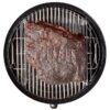 Weber 711001 14-in Smokey Mountain Cooker 286-Sq in Black Porcelain-enamel Vertical Charcoal Smoker