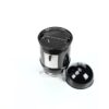 Weber 721001 18-in Smokey Mountain Cooker 481-Sq. in Black Porcelain-Enamel Vertical Charcoal Smoker