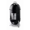 Weber 721001 18-in Smokey Mountain Cooker 481-Sq. in Black Porcelain-Enamel Vertical Charcoal Smoker
