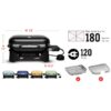 Weber 91010901 Lumin Compact 1560 -Watt Black Electric Grill