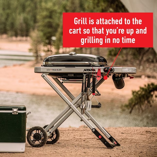 Weber Traveler 320-Sq. in Black Portable Liquid propane Grill11_11zon Weber Traveler 320-Sq. in Black Portable Liquid propane Grill
