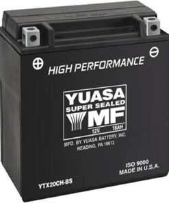 Yuasa YUAM6220C YTX20CH-BS Maintenance Free H Series AGM Battery with Acid pack