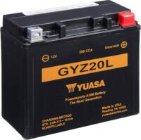 Yuasa YUAM720GZ GYZ20L Factory Activated GYZ Series AGM Battery
