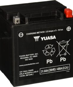 Yuasa YUAM7230L YIX30L Factory Activated YIX High Performance AGM Battery