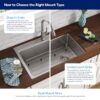 allen + roth VT2522LA1 Hoffman Drop-in or undermount 25-in x 22-in Stainless steel Single bowl 20 -Gauge Kitchen Sink All-in-One Kit