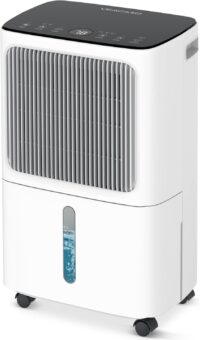 2500 Sq.Ft Dehumidifiers for Home with Drain Hose Max 34 Pints, VEAGASO Dehumidifier for Basement, Large Room, Bathroom, Bedroom, Three Modes, Intelligent Humidity Control, Dry Clothes, 24HR Timer