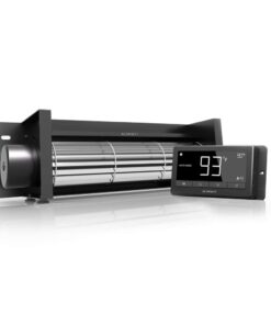 AC Infinity AIRBLAZE T12, Universal Fireplace Blower Fan Kit 12" with Temperature and Speed Controller, Compatible with Lennox, Hearth Glo, Majestic, Rotom Fireplaces, for Home Heat Circulation