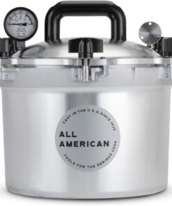 All American 1930: 10.5qt Pressure Cooker/Canner (The 910) - Exclusive Metal-to-Metal Sealing System - Easy to Open & Close - Suitable for Gas, Electric, or Flat Top Stoves - Made in the USA
