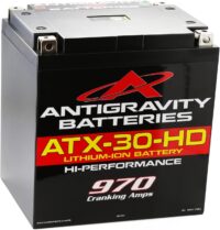 Antigravity ATX30-HD Heavy Duty Lithium Motorcycle and Powersport Battery 24Ah, Group 30, Most Power in Class UTV, Lawn Mower, Generator Battery - Honda, Yamaha, Kawasaki, Victory, Indian, Harley