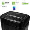Aurora AU120MA 120-Sheet Auto Feed High Security Micro-Cut Paper Shredder / 30 Minutes (Black)