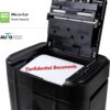 Aurora AU120MA 120-Sheet Auto Feed High Security Micro-Cut Paper Shredder / 30 Minutes (Black)