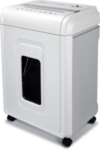 Aurora Heavy Duty High Security 16-Sheet Micro-Cut Shredder/Anti-Jam/60 Min Run Time/ 7-Gallon Pullout Basket and Casters, AU1680MA