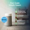 BLUEAIR Air Purifiers for Medium Rooms, Bedroom, Kitchen, Cleans 1,858 sqft in one hour, HEPASilent Smart Air Cleaner for Home, Pets, Allergies, Virus, Dust, Mold, Smoke - Blue Pure 311i Max