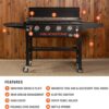 Blackstone 2267 Omnivore Outdoor Flat Top Gas Griddle w/ Hard Cover, 36” Blackstone 2267 Omnivore Outdoor Flat Top Gas Griddle w/ Hard Cover, 36”
