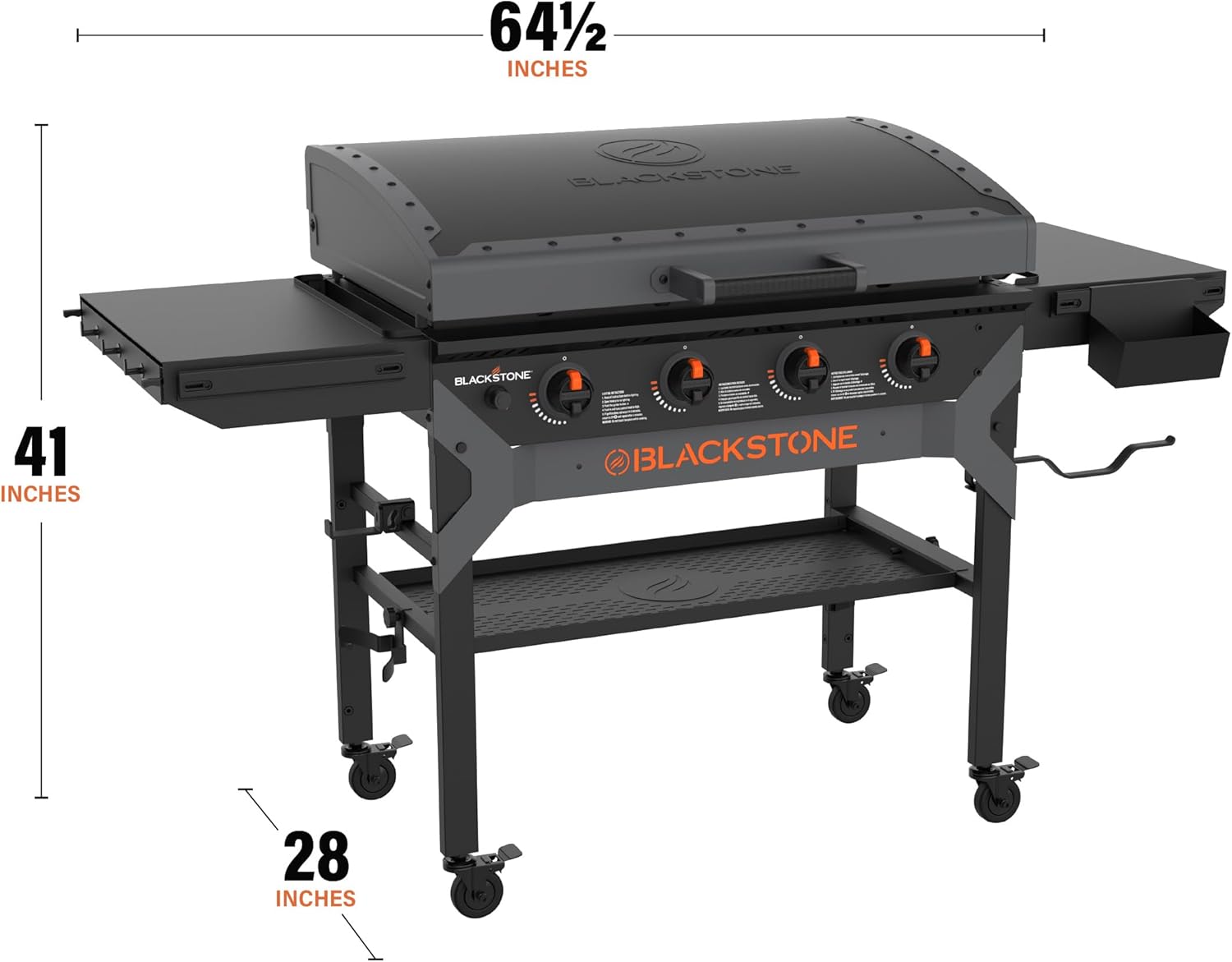 Blackstone 2310 Iron Forged 36 Omnivore Griddle with X-Braced Hood, Powder Coated Steel, Black 2 Blackstone 2310 Iron Forged 36” Omnivore Griddle with X-Braced Hood, Powder Coated Steel, Black