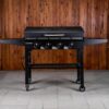 Blackstone 2322 36 Inch Gas Griddle with Hood Cooking Station 4 Burner 36” Outdoor Griddle Station with Side Shelf