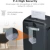 Bonsaii Paper Shredder, 18-Sheet 60-Minutes Shredder for Office Heavy Duty Cross-Cut Shredder with 6 Gallon Pullout Basket 4 Casters(C149-C)