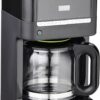 Braun KF7000BK Brew Sense 12 Cup Drip Coffee Maker - Pause & Pour Mid Brew, Programmable Coffee Machine, Black