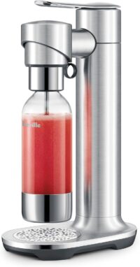 Breville BCA800BSS InFizz Fusion Sparkling Water and Beverage Carbonator, CO2 Cylinder Not Included, Brushed Stainless Steel