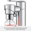 Breville BCA800BSS InFizz Fusion Sparkling Water and Beverage Carbonator, CO2 Cylinder Not Included, Brushed Stainless Steel Breville BCA800BSS InFizz Fusion Sparkling Water and Beverage Carbonator, CO2 Cylinder Not Included, Brushed Stainless Steel
