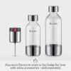 Breville BCA800BSS InFizz Fusion Sparkling Water and Beverage Carbonator, CO2 Cylinder Not Included, Brushed Stainless Steel Breville BCA800BSS InFizz Fusion Sparkling Water and Beverage Carbonator, CO2 Cylinder Not Included, Brushed Stainless Steel